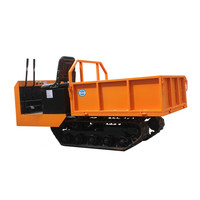 CNMC Raupendumper mit Hoher Ladekapazität, Gummiketten-Träger, Hydraulischer Mini-Dumper für Landwirtschaft, Bergbau und Baustellen