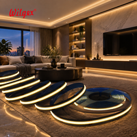 Bande lumineuse LED COB haute densité 528 LED/m, CRI 90, flexible, découpable, pour vitrine, galerie, musée
