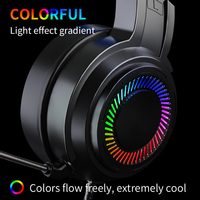 Casque Micro Stéréo à Réduction de Bruit pour Gamer avec Lumière LED pour PC – Offre Spéciale