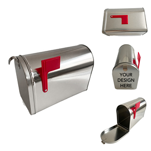 Mini Buzón de Metal con Impresión de Logotipo Personalizado, Caja de Regalo Decorativa de Metal con Bandera Roja para Eventos Promocionales y Regalos - Product Image 2