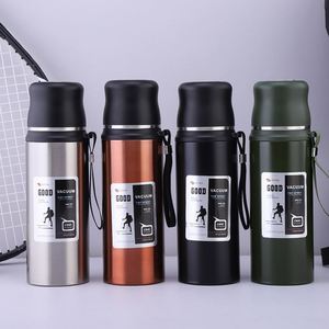 High Quality 304 Stainless Steel Insulation Vacuum <b>Flask</b> Outdoor Sports Drinking Water <b>Bottle</b> With Rope - Product Image 5
