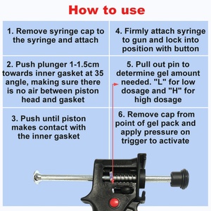 Pistolet applicateur de gel multi-doses en plastique pour le contrôle des nuisibles – Appât en gel pour une lutte efficace contre les insectes et les rongeurs - Product Image 4