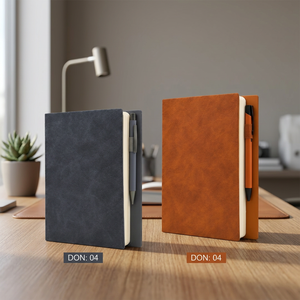 Carnet en cuir PU, agenda personnalisé, journal personnalisé, organisateur professionnel, bloc-notes A5, coffret cadeau pour le bureau et les affaires - Product Image 3