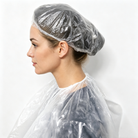 Kit d'outils de coiffure jetables durables en gros, comprenant une cape, des protège-oreilles, un bol et une brosse, pour la coloration professionnelle en salon