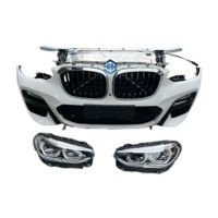 Parachoques Delantero Original de Segunda Mano X3 G08 con Marco, Ventilador Electrónico, Radiador LED Grande para Kit de Carrocería BMW