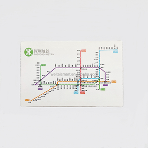 RFID Transportation บัตรโดยสารรถไฟใต้ดินบัตรโดยสารรถประจำทางบัตร T Money Oyster <span class=keywords><strong>Suica</strong></span> สำหรับกระดาษสังเคราะห์ - Product Image 1