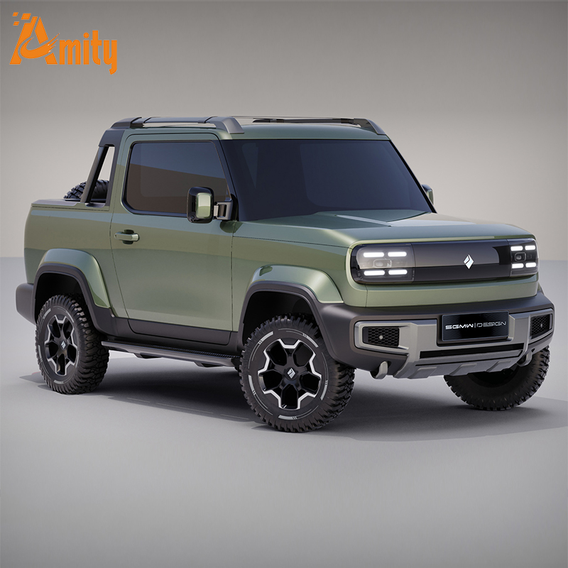 Chongqing Amity Wuling Baojun Yep Pick-Up Truck Mini Kleine 4X4 4wd 2023 Chinese Ev Elektrische Auto 'S Te Koop