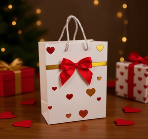 Borsa Regalo Mi House Market 44x31x12cm con Fiocco, Sacchetto Regalo in Carta - Product Image 2