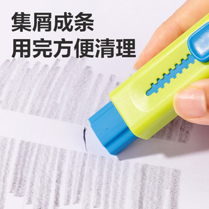 Gomme à effacer Deli Push Eraser VP209 en TPE, collecte les résidus en bandes pour un effacement propre, idéale pour les étudiants - Product Image 4