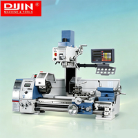 Mini tour combiné horizontal, perceuse, fraiseuse BHP290VF, alésage de broche 38mm, moteur AC 1.1KW, commande par variateur, alimentation automatique, usage moyen