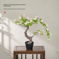 Plante artificielle de bougainvillier en pot, décoration de bureau, fleurs artificielles d'intérieur, verdure, aménagement paysager, bonsaï disponible en trois couleurs