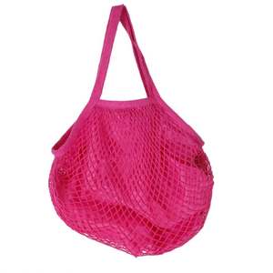 Sac de courses en filet de coton réutilisable et écologique, idéal pour les fruits et légumes, sac de marché écologique - Product Image 6