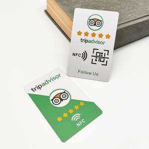 Tarjeta inteligente personalizada Socia Media con código QR, tarjeta de visita NFC de <span class=keywords><strong>WhatsApp</strong></span> - Product Image 4