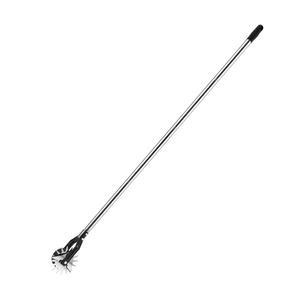 Tagliaerba manuale nero portatile rotativo a ruote per giardino marciapiede, Edger prato strumento - Product Image 6