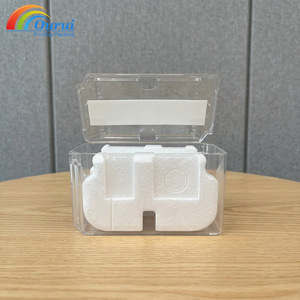 Boîte à montres double compartiment en plastique durable avec rembourrage en mousse antichoc et design incliné innovant pour présentation en vitrine - Product Image 6