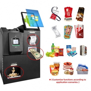 10.1 Inch Touch Screen SDK Service Bill Acceptor&Recycler Payment Kiosk QR <b>Scanner</b> 58mm <b>Printer</b> Self Ordering Kiosk - Product Image 3