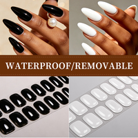 Enveloppes d'ongles en gel personnalisées, blanches, nacrées, irisées, scintillantes, à lueur douce et brillante, sans UV, non toxiques, pour mariages et cérémonies nuptiales