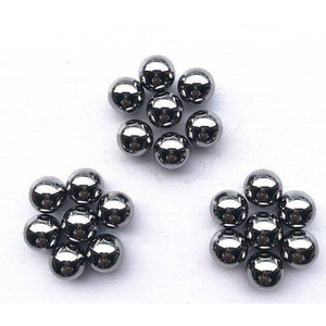 ลูกบอลเหล็กกล้าคาร์บอน6.35มม. G1000 Aisi1010บอลตลับลูกปืนเม็ดใหญ่ทำจากเหล็ก