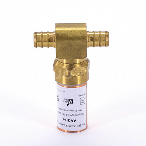Chất lượng cao Brass 1/2 "f1807 pex TEE Đồng nước búa arrestor chì miễn phí ASTM asse1010 và cupc được phê duyệt - Product Image 2