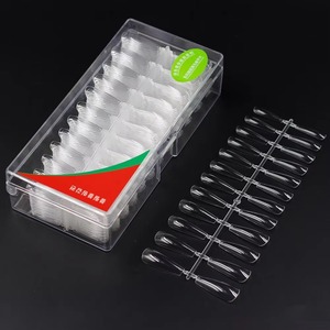 Uñas Postizas Francesas Transparentes <span class=keywords><strong>de</strong></span> Alta Calidad, 504 Piezas, <span class=keywords><strong>Precio</strong></span> Económico al por Mayor, Uñas Postizas Personalizadas - Product Image 1