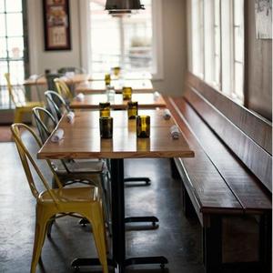 Meubles <span class=keywords><strong>de</strong></span> cafétéria commerciale moderne <span class=keywords><strong>Vintage</strong></span> Bistro café mélamine restauration rapide <span class=keywords><strong>Table</strong></span> en bois massif pour Restaurant 70 à 70 - Product Image 3