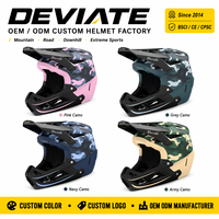 Casque de vélo de sécurité intégral pour adulte, style dirt riding, CE EN1078 CPSC1203, PC+EPS, 680g, ajustement réglable, couleur personnalisée