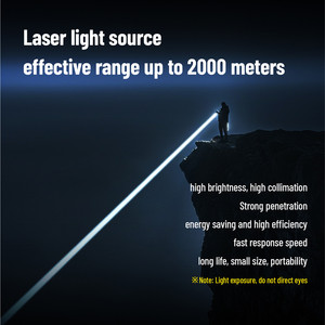 LEP Laser Thrower <strong>Flashlight</strong> 21700 Emergency Super Bright Torchlight Tactical <strong>Flashlight</strong> Rechargeable Torch - Product Image 6