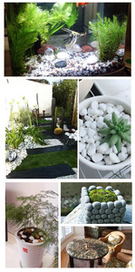 Cảnh quan trang trí đánh bóng trắng đường lái xe Pebble Stones màu sông đá sỏi cobbles - Product Image 6