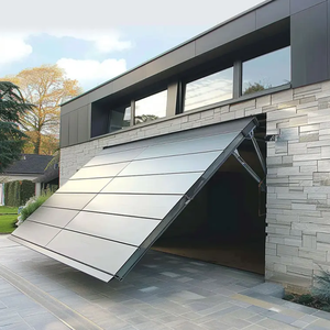 <span class=keywords><strong>Porte</strong></span> <span class=keywords><strong>de</strong></span> <span class=keywords><strong>garage</strong></span> inclinable personnalisée moderne Plaque entière sans rail en aluminium isolé Motorisé Villas personnalisées d'une seule pièce - Product Image 5