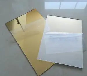 Горячая Распродажа, Золотой пластиковый экологически чистый акриловый зеркальный лист 1220*2440 мм 4*8 футов