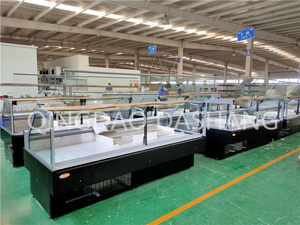 Supermarket Cooked Food Meat Deli <strong>Display</strong> Fridge Cabinet Showcase Meat <strong>Display</strong> Freezer - Product Image 5