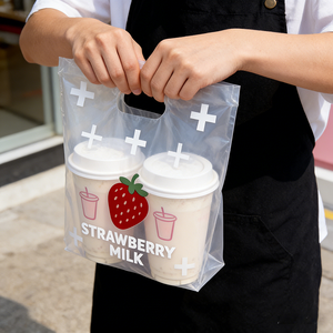 <span class=keywords><strong>Bolsa</strong></span> <span class=keywords><strong>de</strong></span> Plástico Desechable Personalizada al por Mayor para Llevar Café, Leche, <span class=keywords><strong>Té</strong></span>, Bebidas Calientes, <span class=keywords><strong>Reutilizable</strong></span> para Refrescos, Impresión <span class=keywords><strong>de</strong></span> Logotipo - Product Image 1