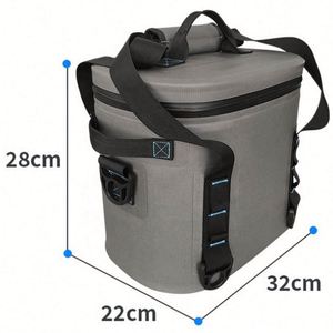 กระเป๋าเก็บความเย็นแบบนุ่ม 8 ลิตร ป้องกันการรั่วซึม กันน้ำ เก็บอุณหภูมิได้ เหมาะสำหรับการตั้งแคมป์ ปิกนิก และกิจกรรมกลางแจ้ง - Product Image 2