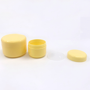 Pot en plastique PP noir de luxe avec couvercle noir pour crème de soin, logo personnalisé, 100g, 200g, 500g, emballage cosmétique - Product Image 6