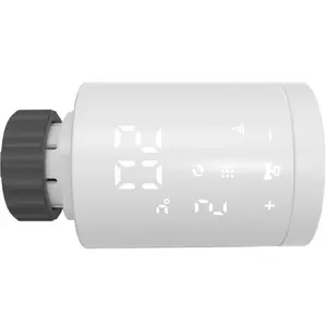 Tuya zigbee3.0 válvula de radiador termoestática, programável, inteligente, controlador de temperatura com alexa controle de voz
