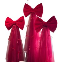 LANJO Décorations de fleurs géantes en velours rose, élégantes et luxueuses, de différentes tailles, pour mariage en plein air, Saint-Valentin