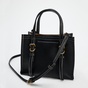 Nouvel Arrivage <span class=keywords><strong>Sac</strong></span> Fourre-tout en Toile à Large Bandoulière et Poignée Supérieure, Petit <span class=keywords><strong>Sac</strong></span> à Bandoulière en Cuir PU pour <span class=keywords><strong>Femme</strong></span>, Idéal pour le <span class=keywords><strong>Travail</strong></span> et l'Usage Quotidien, Vente en Gros - Product Image 3