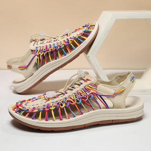 Offre spéciale Chaussures de plage et de trekking pour hommes et femmes de loisirs de plein air tissées de grande taille - Product Image 6