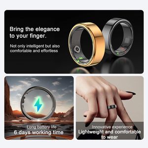 OEM Intelligent Android Waterproof Finger Smart Ring Sleep <b>Tracker</b> Touch Fitness <b>Tracker</b> Health Men Smart Ring - Product Image 4