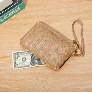 Enfants chapeau et sac ensemble paille papier plage journal Boho sangle pour sac à main frais beau sac à main bonne qualité dames sacs écologique - Product Image 6