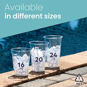 Custom Logo 12/14/16/18/20/24oz PET Single Wall UV Printed 90mm Diameter Beverage Coffee <b>Plastic</b> <b>Cups</b> Lids - Product Image 6