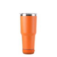 Gobelet isotherme portable en acier inoxydable 304 de 30 oz avec isolation sous vide, audio Bluetooth intégré, pour boissons froides, modèle Ice Bully.