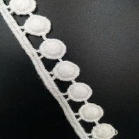 Dentelle en coton de haute qualité 2023 pour accessoires vestimentaires/robes/textiles de mariage
