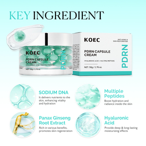 ครีมแคปซูลเขียว KOEC PDRN บำรุงผิวให้สดชื่น ชุ่มชื้น <span class=keywords><strong>กระชับ</strong></span><span class=keywords><strong>ผิว</strong></span>หน้า บำรุงผิว สำหรับทุกสภาพผิว - Product Image 4