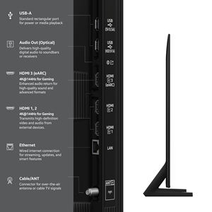 Téléviseurs TCL Originaux QLED Smart TV 8K UHD 3D 4K de 55 65 75 85 32 <span class=keywords><strong>43</strong></span> 50 <span class=keywords><strong>Pouces</strong></span> Télévision LED - Product Image 3
