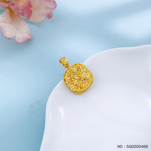 จี้ทรงกลมขนาดเล็กสีทองหรูหรา น้ำหนักเบา ผิวสัมผัสนุ่มนวล ดีไซน์โปร่ง เหมาะสำหรับใส่ทุกวัน เป็นเครื่องประดับสุดหรู เหมาะเป็นของขวัญ - Product Image 4