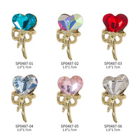 Adornos de Uñas 3D Coloridos con Forma de Varita Mágica, Estilo Sailor Moon, Mariposa de Aleación, Marca YUCAGCI, Accesorios para Uñas al por Mayor