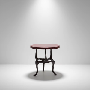 Tavolino da Caffè Moderno Minimalista in Legno Massello Organico per Angolo Lettura in Libreria Vintage e Sala Prova di Marca di Design - Product Image 5