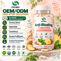 Fabricant de capsules anti-ballonnements OEM, formule de soutien digestif et d'équilibre intestinal, capsules anti-ballonnements