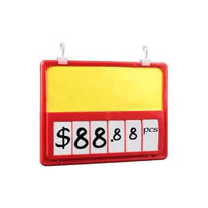 Supermarket Promotion Price Frame Spiral Sign Board for Fruits